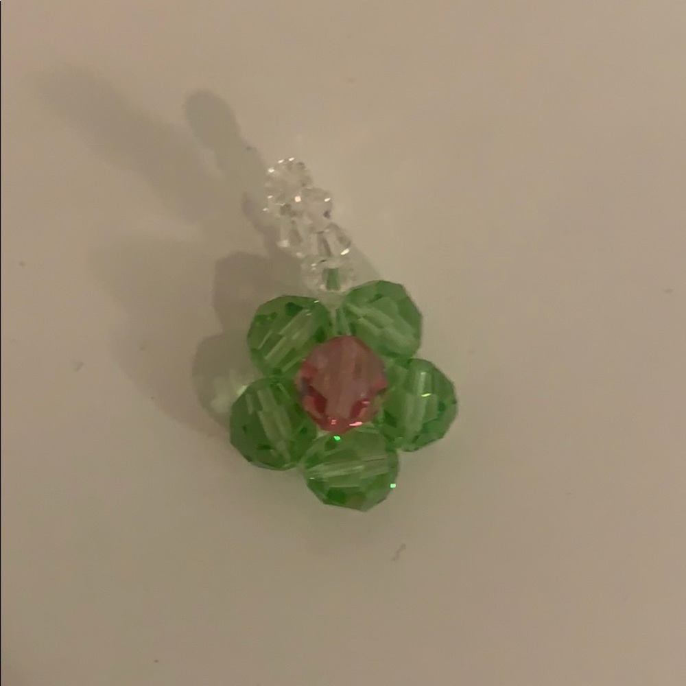 Flower Crystal Charm